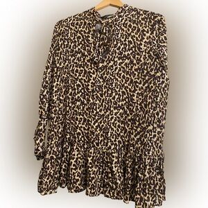 Zara Leopard Print Women's Top